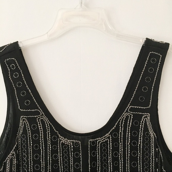 Parker Blair Embellished Black Sleeveless Cami Tank Top Size XS - Picture 3 of 14